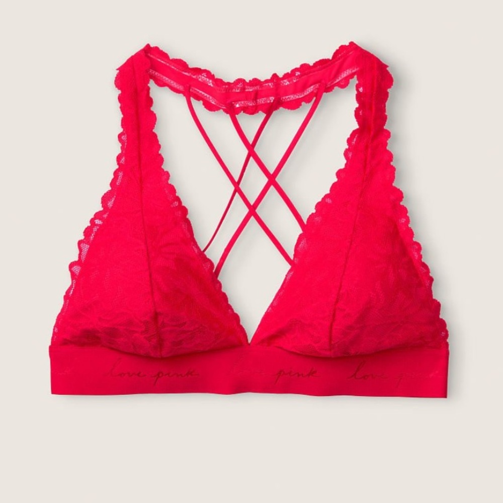 NWT NEW PINK VS BRALETTE
